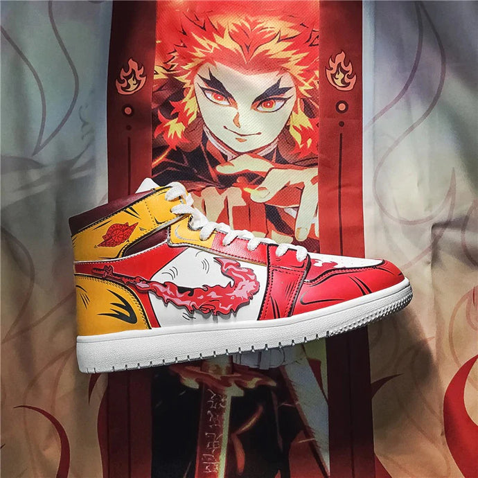Rengoku Flame Sneakers - animeatlas.com