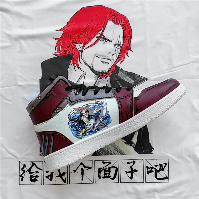 Red Haired Sneakers