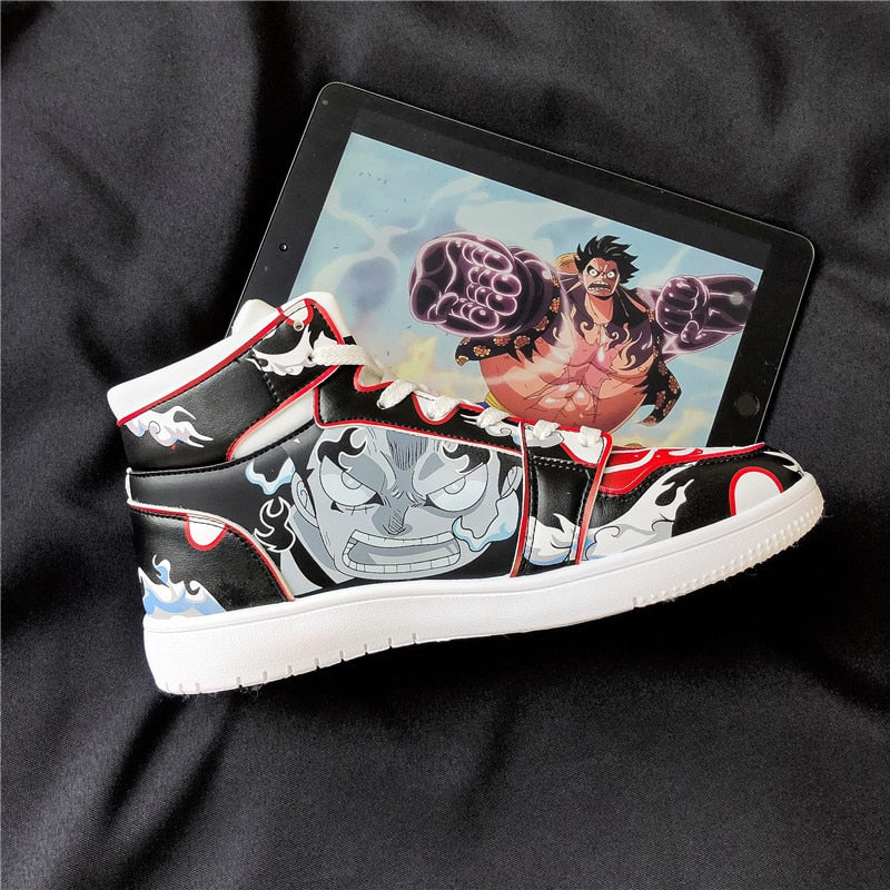 One Piece Luffy Gear 4 Air Jordan One Piece Shoes V52 - Tana Elegant